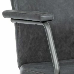 Draaibare Bureaufauteuil In Nylon En Ecoleer Met Hoge Rugleuning - Outly -Slide Shop poltrona girevole da ufficio in nylon e ecopelle schienale alto outly 6