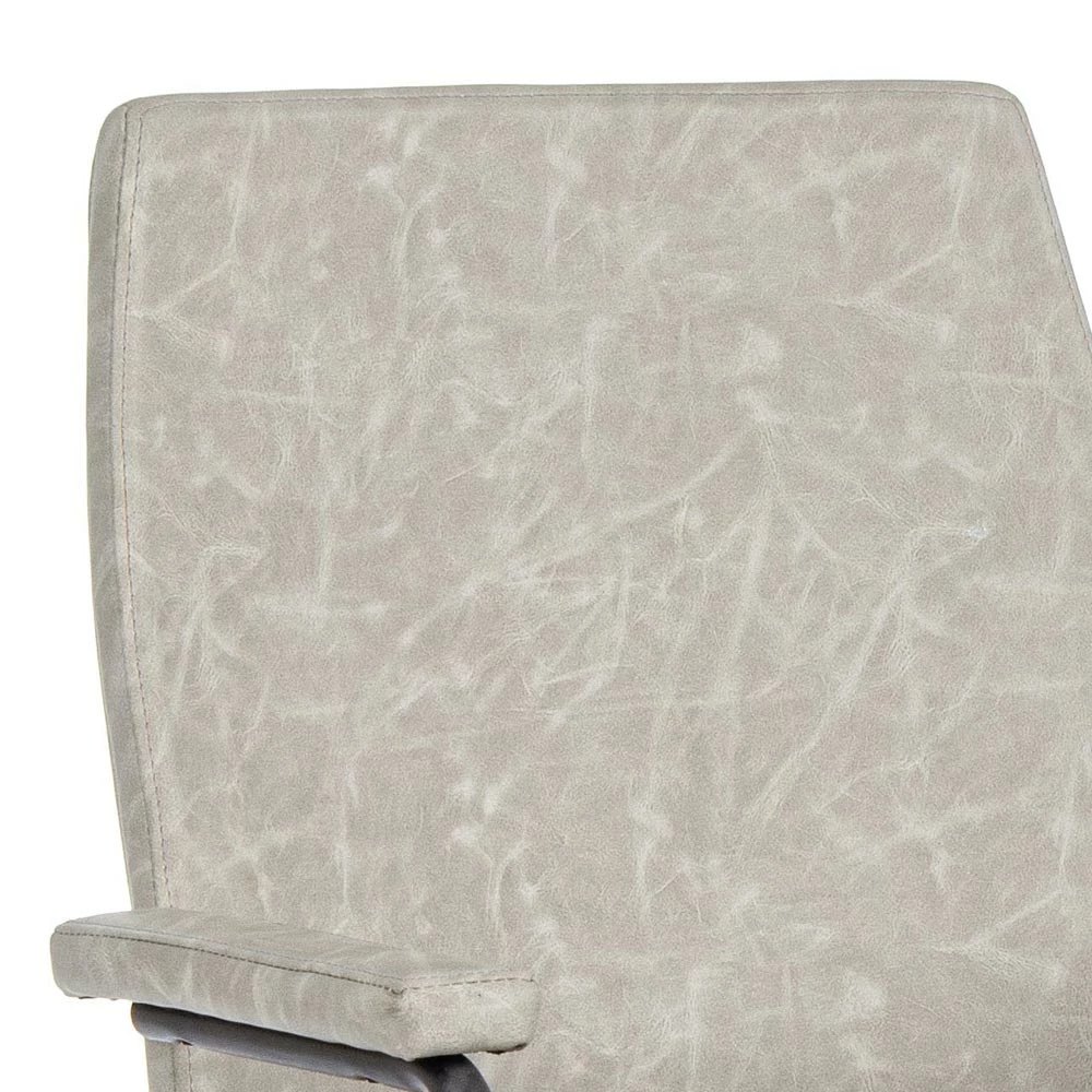 Draaibare Bureaufauteuil In Nylon En Eco-leer Met Lage Rugleuning - Outly 2 Draaibare Bureaufauteuil In Nylon En Eco-leer Met Lage Rugleuning - Outly - Afbeelding 2