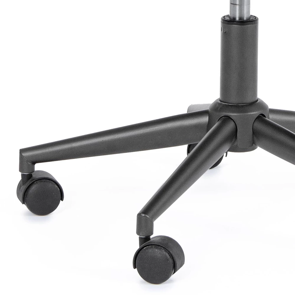 Draaibare Bureaufauteuil In Nylon En Eco-leer Met Lage Rugleuning - Outly 4 Draaibare Bureaufauteuil In Nylon En Eco-leer Met Lage Rugleuning - Outly - Afbeelding 4