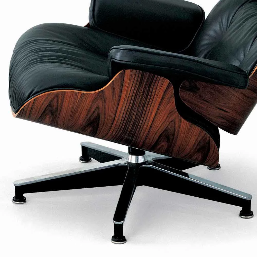 Draaibare Fauteuil Bekleed Met Leer Met Voetsteun Made In Italy - Maestrale 4 Draaibare Fauteuil Bekleed Met Leer Met Voetsteun Made In Italy - Maestrale - Afbeelding 4