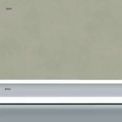 Eco-lederen Fauteuil Met Draaibare Verchroomde Of Zwarte Voet - Clio -Slide Shop poltrona in ecopelle con base girevole cromata o nera clio 2