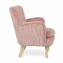 Dennenhouten Fauteuil En Zitting Met Fluweeleffect Coste 4 Afwerkingen - Molly -Slide Shop poltrona in legno di pino e seduta effetto velluto coste 4 finiture molly 13