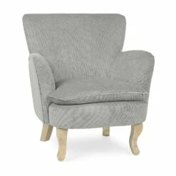Dennenhouten Fauteuil En Zitting Met Fluweeleffect Coste 4 Afwerkingen - Molly -Slide Shop poltrona in legno di pino e seduta effetto velluto coste 4 finiture molly 17