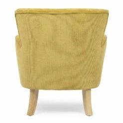 Dennenhouten Fauteuil En Zitting Met Fluweeleffect Coste 4 Afwerkingen - Molly -Slide Shop poltrona in legno di pino e seduta effetto velluto coste 4 finiture molly 2