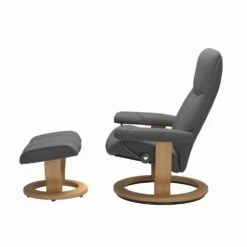Ontspannende Lederen Ligstoel Met Poef - Stressless Consul -Slide Shop poltrona in pelle reclinabile rilassante con pouf stressless consul 16