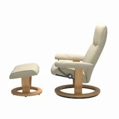 Ontspannende Lederen Ligstoel Met Poef - Stressless Consul -Slide Shop poltrona in pelle reclinabile rilassante con pouf stressless consul 6