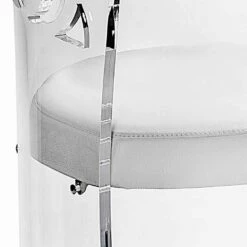 Leunstoel In Doorzichtig Plexiglas En Synthetisch Leer Inside, Made In Italy -Slide Shop poltrona in plexiglass trasparente ed ecopelle inside made in italy 4