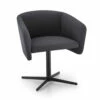 Stoffen Fauteuil Met Draaivoet In Luxe Metaal Made In Italy - Bergen