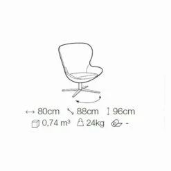 Stoffen Fauteuil Met Draaivoet Van Edelmetaal Made In Italy - Papaja 23 Stoffen Fauteuil Met Draaivoet Van Edelmetaal Made In Italy - Papaja -Slide Shop poltrona in tessuto con base girevole in metallo pregiata made in italy papaya 11