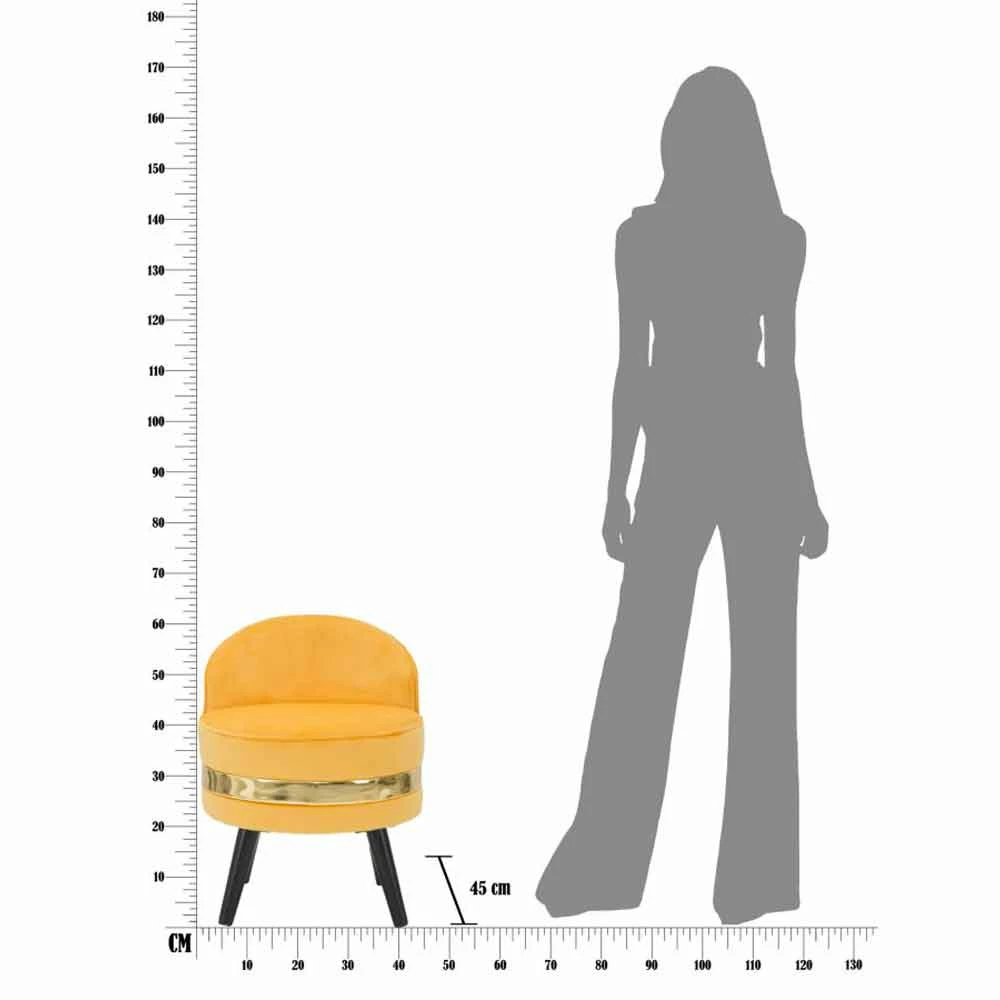 Mini Gekleurde Fauteuil Met Modern Design In Hout En Stof - Koah 6 Mini Gekleurde Fauteuil Met Modern Design In Hout En Stof - Koah - Afbeelding 6