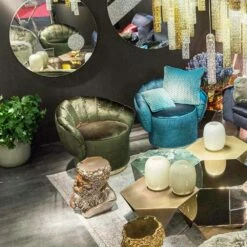 Modern Design Fauteuil Bekleed Met Stof Belle -Slide Shop poltrona moderna di design rivestita in tessuto belle 3