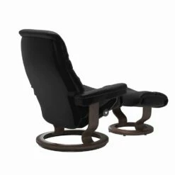 Lederen Fauteuil Met Hoofdsteun En Poef - Stressless Sunrise 33 Lederen Fauteuil Met Hoofdsteun En Poef - Stressless Sunrise -Slide Shop poltrona reclinabile in pelle con poggiatesta e pouf stressless sunrise 13