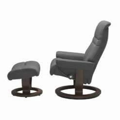 Lederen Fauteuil Met Hoofdsteun En Poef - Stressless Sunrise 36 Lederen Fauteuil Met Hoofdsteun En Poef - Stressless Sunrise -Slide Shop poltrona reclinabile in pelle con poggiatesta e pouf stressless sunrise 16