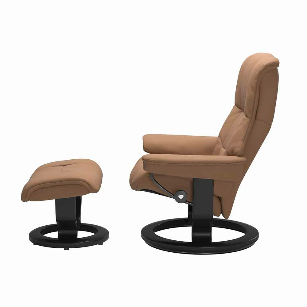 Lederen Ligstoel Met Poef Van Stressless - Mayfair 2 Lederen Ligstoel Met Poef Van Stressless - Mayfair - Afbeelding 2