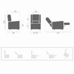 Lift Relax Verstelbare Fauteuil Met 2 Motoren En Wielen, Gemaakt In Italië - Isabelle 15 Lift Relax Verstelbare Fauteuil Met 2 Motoren En Wielen, Gemaakt In Italië - Isabelle -Slide Shop poltrona reclinabile lift relax a 2 motori con ruote made in italy isabelle 8