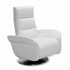Draaifauteuil Bluma Met Stof / Leer / Kunstleer Bekleding