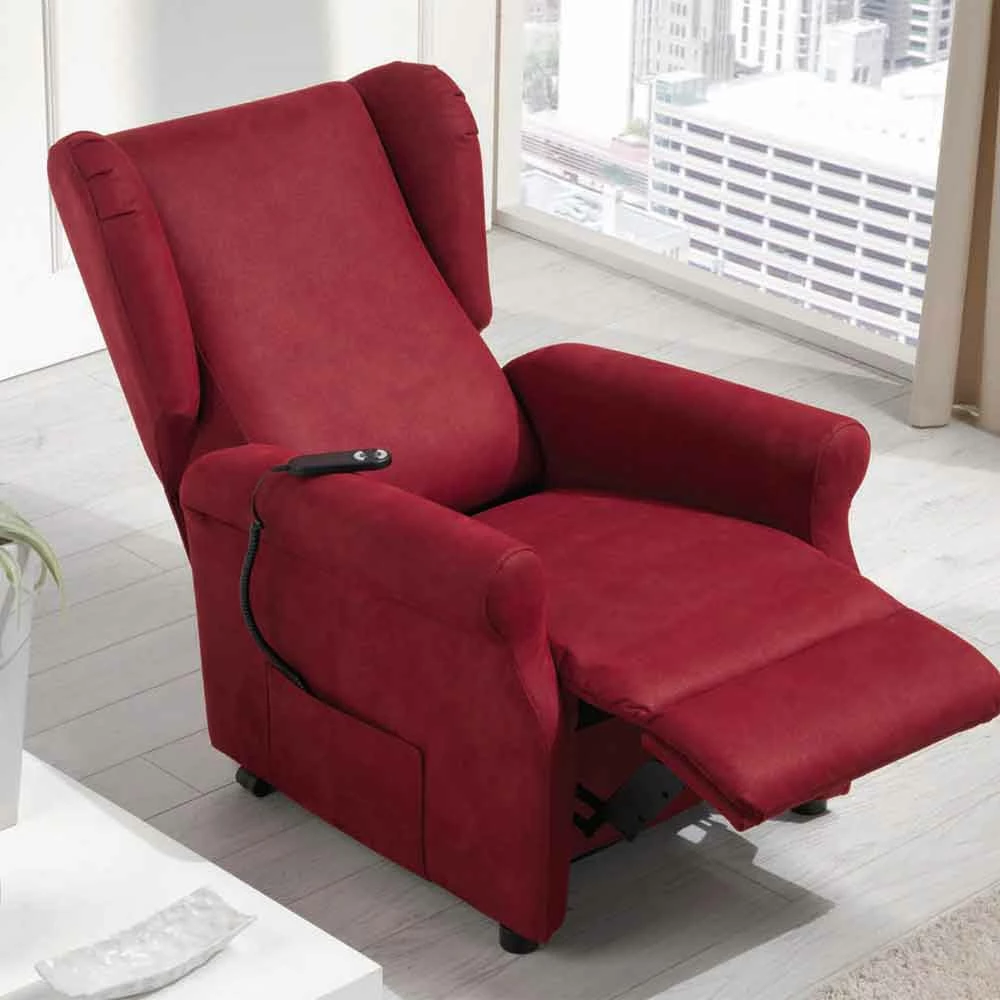 Fauteuil Met Verstelbare Rugleuning, Enkele Motor, Via Verona, Gemaakt In Italië, Modern Design 2 Fauteuil Met Verstelbare Rugleuning, Enkele Motor, Via Verona, Gemaakt In Italië, Modern Design - Afbeelding 2