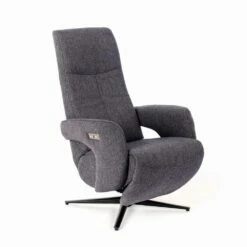 Gemotoriseerde Relaxfauteuil Met 2 Motoren In Gemêleerde Stof En Metaal - Denna 30 Gemotoriseerde Relaxfauteuil Met 2 Motoren In Gemêleerde Stof En Metaal - Denna -Slide Shop poltrona relax motorizzata a 2 motori in tessuto melange e metallo denna 10