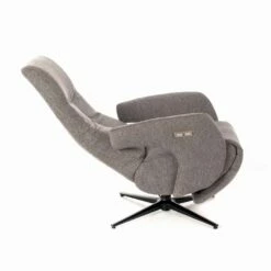 Gemotoriseerde Relaxfauteuil Met 2 Motoren In Gemêleerde Stof En Metaal - Denna 24 Gemotoriseerde Relaxfauteuil Met 2 Motoren In Gemêleerde Stof En Metaal - Denna -Slide Shop poltrona relax motorizzata a 2 motori in tessuto melange e metallo denna 4