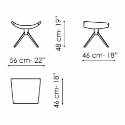 Lounge Fauteuil Met Voetensteun In Wol Made In Italy - Bonaldo Colibrì -Slide Shop poltrona salotto con poggiapiedi in lana made in italy bonaldo colibri 18