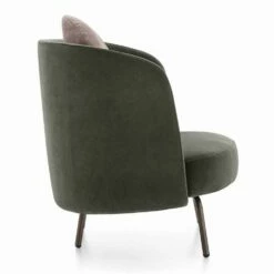 Woonkamer Fauteuil Bekleed Met Stof Met Metalen Onderstel Made In Italy - Ribes -Slide Shop poltrona salotto rivestita in tessuto con base in metallo made in italy ribes 2
