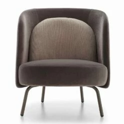 Woonkamer Fauteuil Bekleed Met Stof Met Metalen Onderstel Made In Italy - Ribes -Slide Shop poltrona salotto rivestita in tessuto con base in metallo made in italy ribes 5