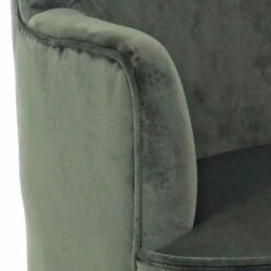 Woonkamer Fauteuil In Hout En Fluwelen Effect Scandinavisch Design - Cinzio -Slide Shop poltrona soggiorno in legno e effetto velluto design scandinavo cinzio 9