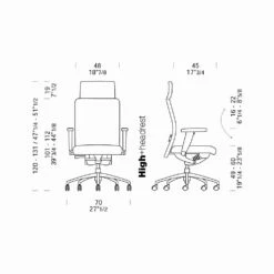 Draaibare Ergonomische Design Bureaufauteuil Met Armleuningen En Hoofdsteun - Romolo 16 Draaibare Ergonomische Design Bureaufauteuil Met Armleuningen En Hoofdsteun - Romolo -Slide Shop poltrona ufficio design ergonomica girevole con braccioli e poggiatesta romolo 7