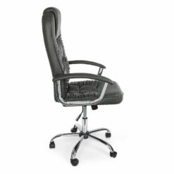 Kantoorfauteuil Ergonomisch Design Staal En Eco-leer 3 Kleuren - Indius -Slide Shop poltrona ufficio design ergonomico acciaio e ecopelle 3 colori indius 5