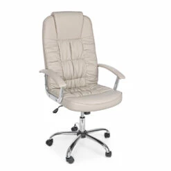 Kantoorfauteuil Ergonomisch Design Staal En Eco-leer 3 Kleuren - Indius -Slide Shop poltrona ufficio design ergonomico acciaio e ecopelle 3 colori indius 9