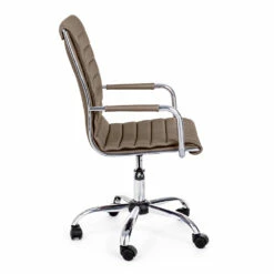 Ergonomische Bureaufauteuil Met Armleuningen Van Staal En Kunstleer - Mantica -Slide Shop poltrona ufficio ergonomica con braccioli acciaio e similpelle mantica 11