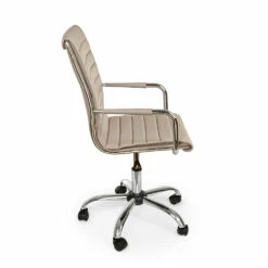 Ergonomische Bureaufauteuil Met Armleuningen Van Staal En Kunstleer - Mantica -Slide Shop poltrona ufficio ergonomica con braccioli acciaio e similpelle mantica 14