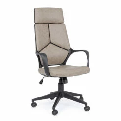 Draaibare Bureaufauteuil Met Hoge Rugleuning In Nylon En Polyester - Raemon -Slide Shop poltrona ufficio girevole con schienale alto in nylon e poliestere raemon 3