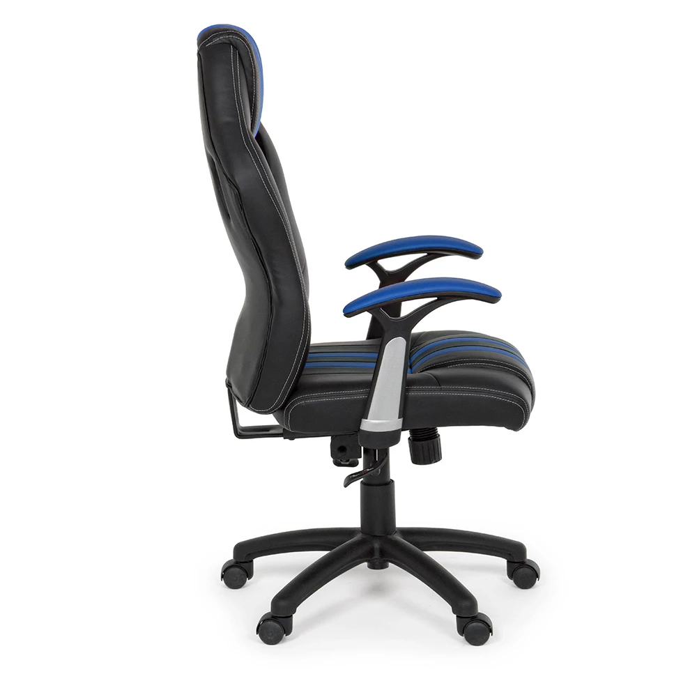 Draaibare Bureaufauteuil In Eco-leer En Nylon 2 Kleuren - Saronno 14 Draaibare Bureaufauteuil In Eco-leer En Nylon 2 Kleuren - Saronno - Afbeelding 14