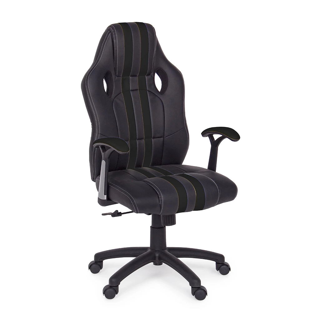 Draaibare Bureaufauteuil In Eco-leer En Nylon 2 Kleuren - Saronno 16 Draaibare Bureaufauteuil In Eco-leer En Nylon 2 Kleuren - Saronno - Afbeelding 16