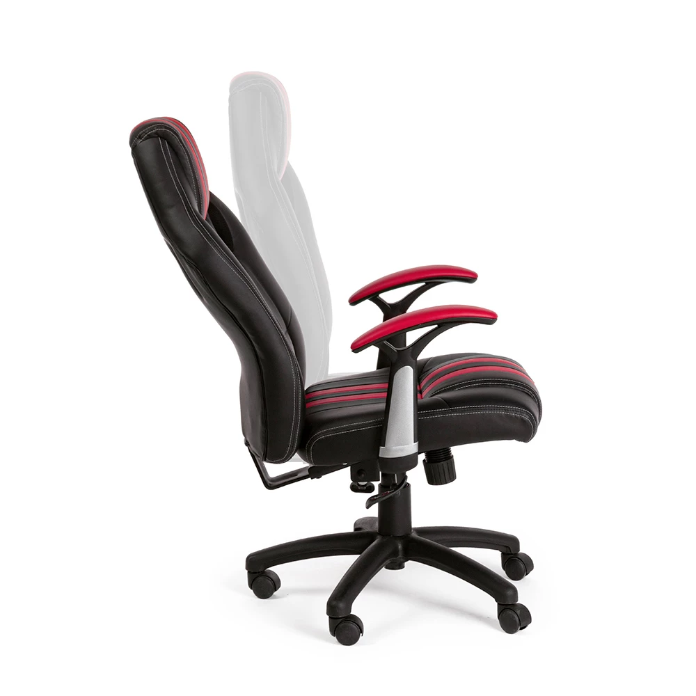 Draaibare Bureaufauteuil In Eco-leer En Nylon 2 Kleuren - Saronno 10 Draaibare Bureaufauteuil In Eco-leer En Nylon 2 Kleuren - Saronno - Afbeelding 10