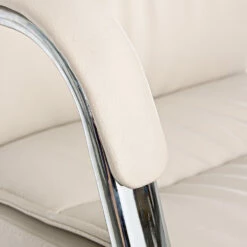 Kantoorfauteuil In Staal En Kunstleer Met Wielen En Armleuningen - Isernia -Slide Shop poltrona ufficio in acciaio e similpelle con ruote e braccioli isernia 15