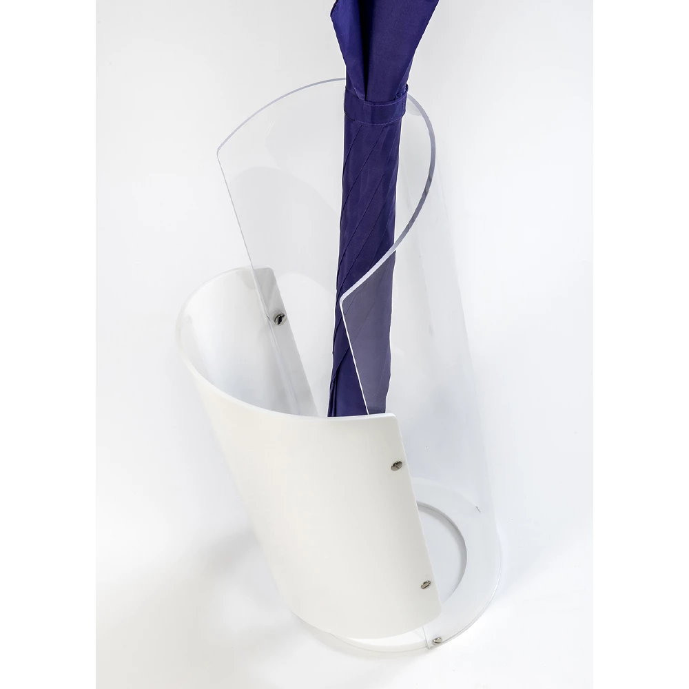 Entree Paraplubak In Wit Of Transparant Plexiglas - Costolo 4 Entree Paraplubak In Wit Of Transparant Plexiglas - Costolo - Afbeelding 4