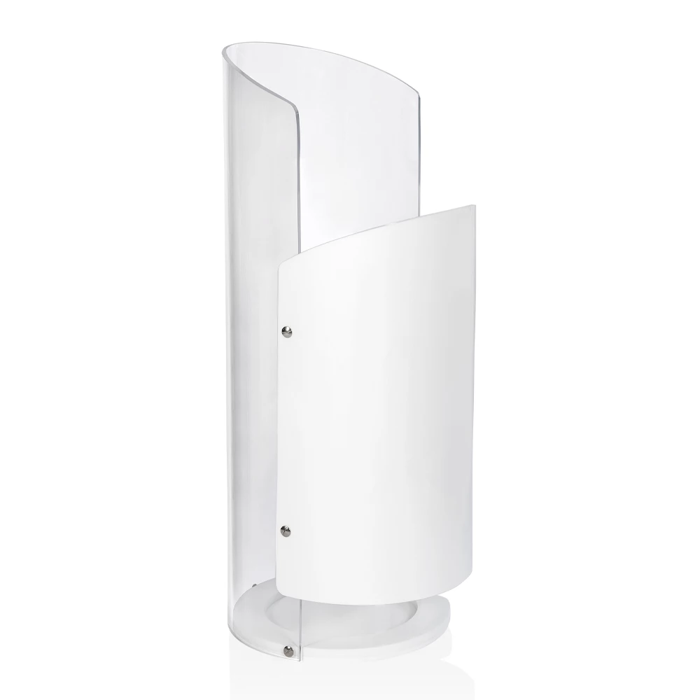 Entree Paraplubak In Wit Of Transparant Plexiglas - Costolo 1 Entree Paraplubak In Wit Of Transparant Plexiglas - Costolo