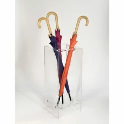 Paraplubak Voor Entree In Wit Of Transparant Plexiglas - Navel -Slide Shop portaombrelli da ingresso in plexiglass bianco o trasparente ombelico 4