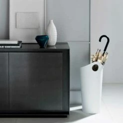 Paraplubak In Geregenereerd Leer Van Het Handgemaakte Ontwerp Van Pluvia