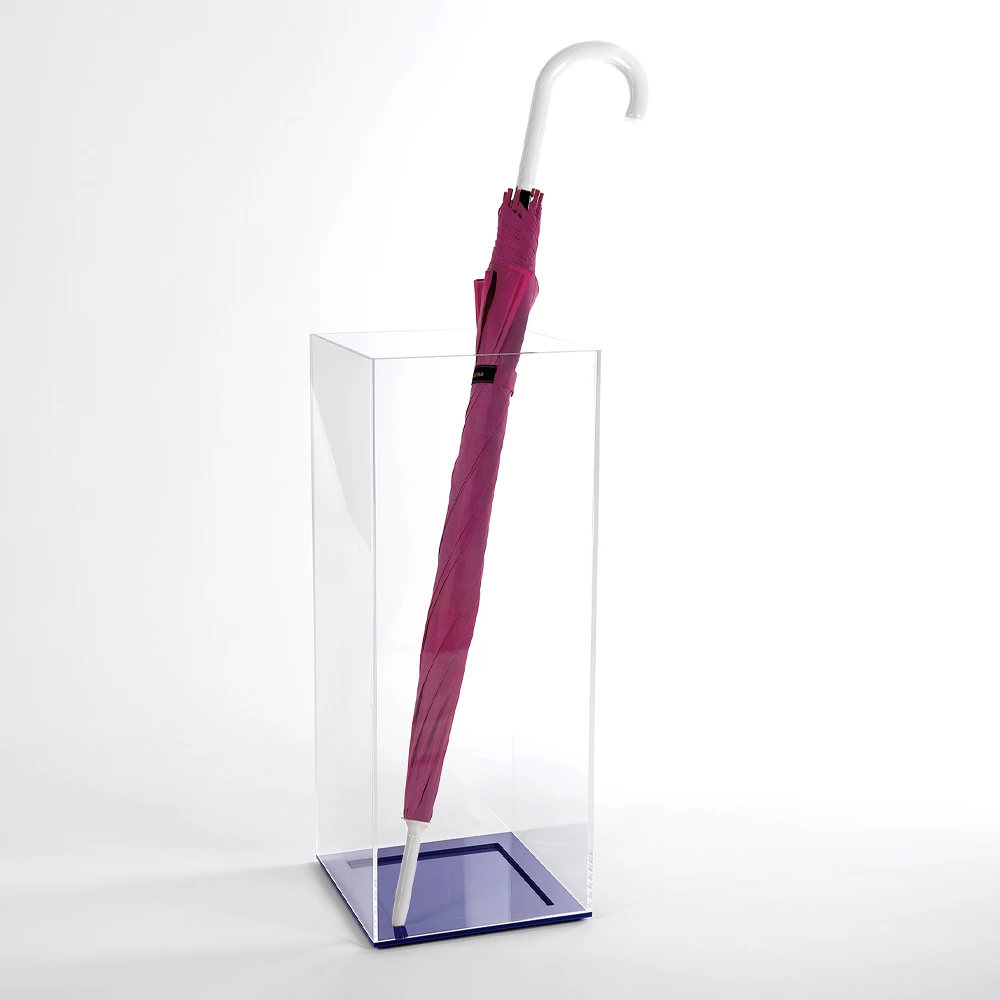 Paraplubak In Transparant Plexiglas En Gekleurde Designvoet - Romano 5 Paraplubak In Transparant Plexiglas En Gekleurde Designvoet - Romano - Afbeelding 5