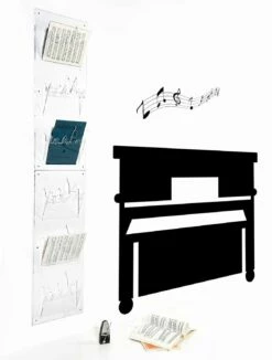 Wandtijdschriftenrek Met Drie Vakken In Plexiglas Gemaakt In Italië - Filarino -Slide Shop portariviste da parete a tre scomparti in plexiglass made in italy filarino 14