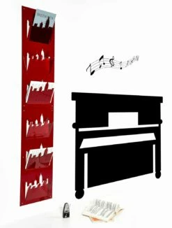 Wandtijdschriftenrek Met Drie Vakken In Plexiglas Gemaakt In Italië - Filarino -Slide Shop portariviste da parete a tre scomparti in plexiglass made in italy filarino 4