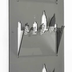 Wandtijdschriftenrek Met Drie Vakken In Plexiglas Gemaakt In Italië - Filarino -Slide Shop portariviste da parete a tre scomparti in plexiglass made in italy filarino 7