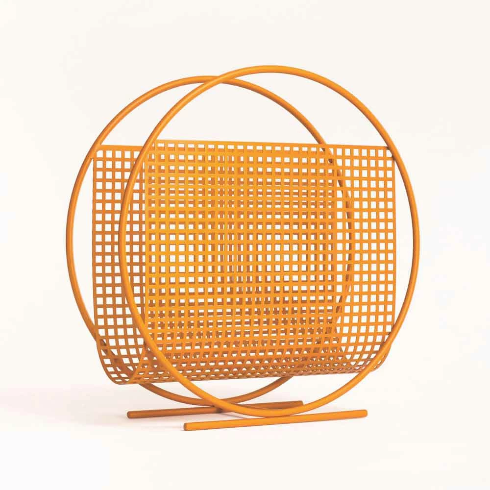 Rond Design Stalen Tijdschriftenrek Made In Italy - Pollepel 9 Rond Design Stalen Tijdschriftenrek Made In Italy - Pollepel - Afbeelding 9