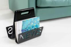 Tijdschriftenrek In Zwart Of Transparant Plexiglasontwerp Gemaakt In Italië - Omar 9 Tijdschriftenrek In Zwart Of Transparant Plexiglasontwerp Gemaakt In Italië - Omar -Slide Shop portariviste di design in plexiglass nero o trasparente made in italy omar 2