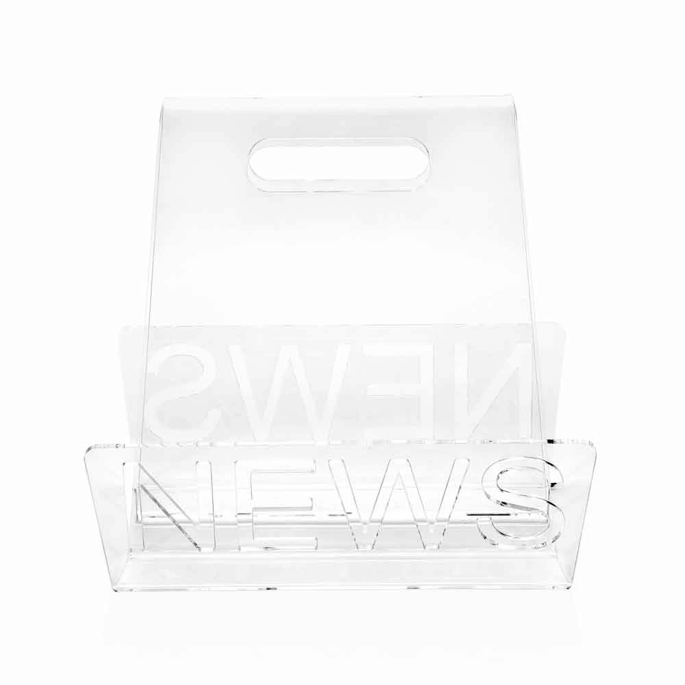 Tijdschriftenrek In Zwart Of Transparant Plexiglasontwerp Gemaakt In Italië - Omar 6 Tijdschriftenrek In Zwart Of Transparant Plexiglasontwerp Gemaakt In Italië - Omar - Afbeelding 6