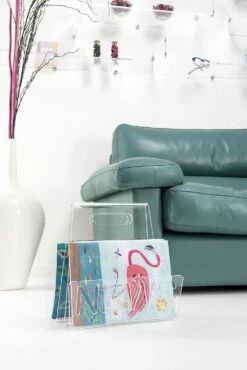 Tijdschriftenrek In Zwart Of Transparant Plexiglasontwerp Gemaakt In Italië - Omar 13 Tijdschriftenrek In Zwart Of Transparant Plexiglasontwerp Gemaakt In Italië - Omar -Slide Shop portariviste di design in plexiglass nero o trasparente made in italy omar 6