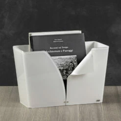 Kristallen Woonkamer Tijdschriftenrek Gekleurd Acryl Made In Italy - Isonzo